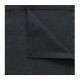 serviette de table unie noire coton