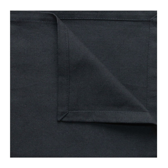 serviette de table unie noire coton serviette de table unie noire coton