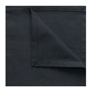 serviette de table unie noire coton