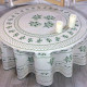 nappe-ronde-polyester-olivou-ecru-antitache-infroissable-180cm