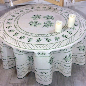 nappe-ronde-polyester-olivou-ecru-antitache-infroissable-180cm