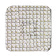 Coussin de chaise à rabats motif Artchic blanc – élégant, confortable et pratique pour toutes vos chaises.