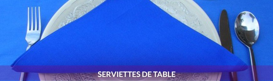 Serviettes de table et ronds de serviette