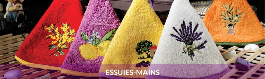 Essuie main rond en éponge